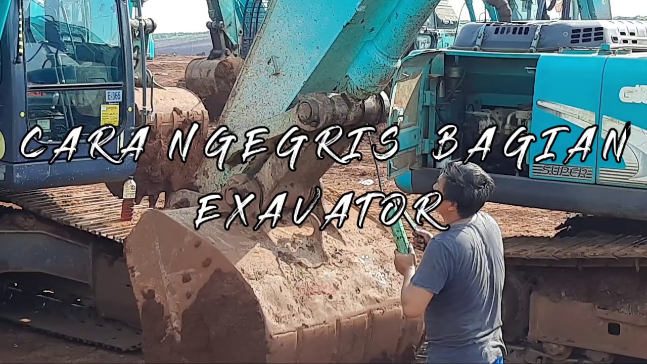 kobelco excavator heavy equipment grease YouTube