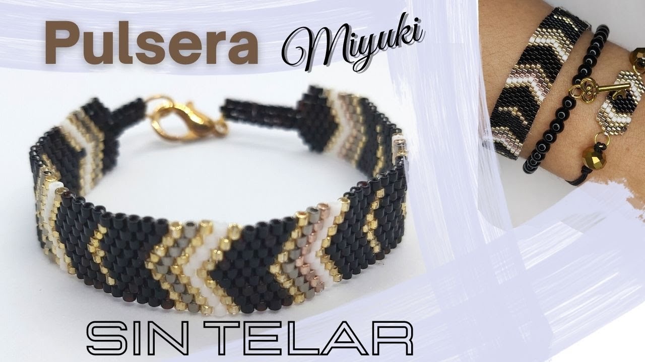 Cómo Hacer Pulseras de Miyuki Sin Telar