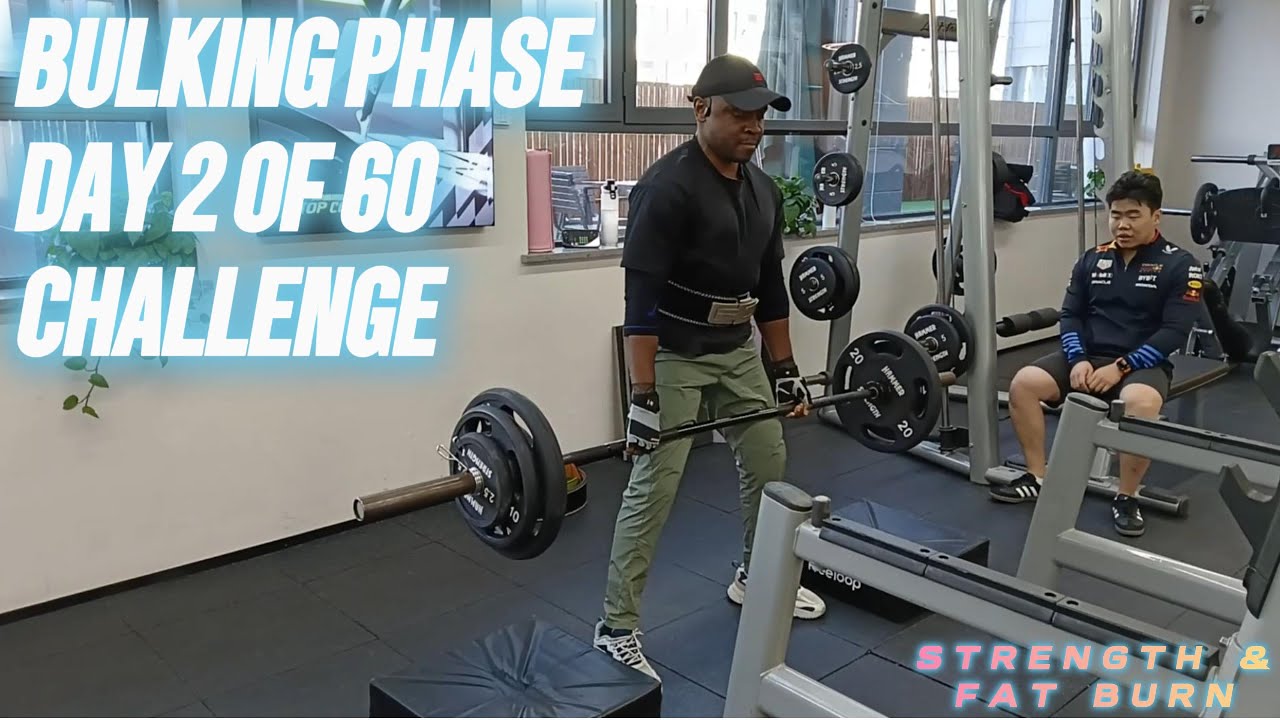 Bodybuilding Gym Challenge: Bulking Phase Day 2 of 60 💪💥 #Chest #Back # ...