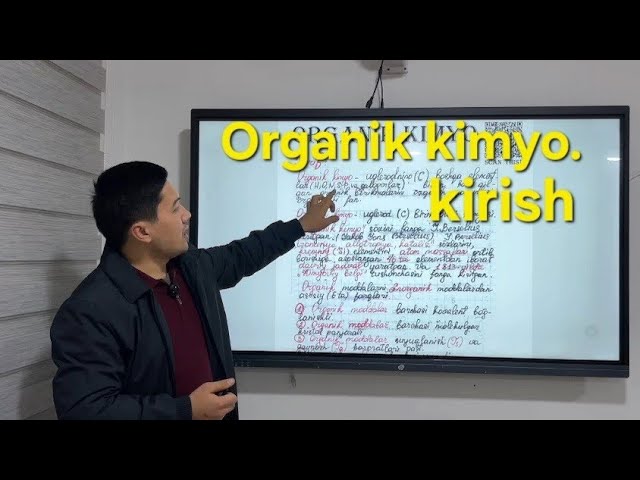 Organik kimyo. Krish 1-qisim