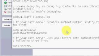 Setting Sendmail