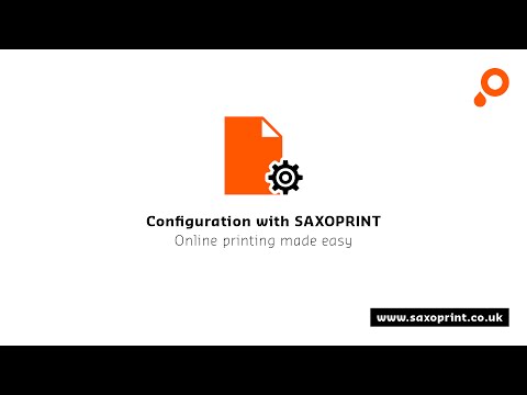 Online printing made easy – configuration with SAXOPRINT