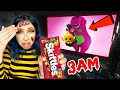 DO NOT WATCH BARNEY MOVIE AT 3AM!! (HE CAME AFTER US!!)