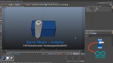 Servo Motor Control - Arduino, C4D, Touchdesigner