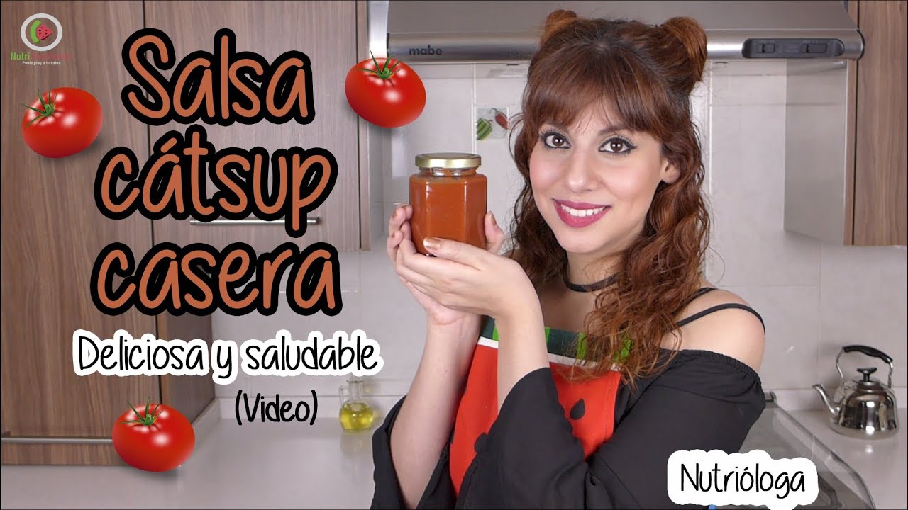 Salsa Cátsup casera, deliciosa y saludable. Nutrimomento