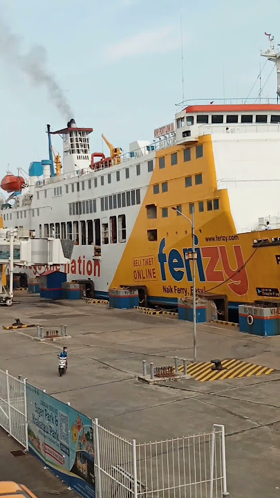 SUARA KELAKSON KAPAL PORTLINK 3 TERBESAR DI PELABUHAN MERAK#Shorts