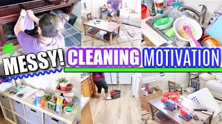 MESSY CLEAN WITH ME | SERIOUS! MESSY HOUSE TRANSFORMATION | EXTREME CLEANING MOTIVATION