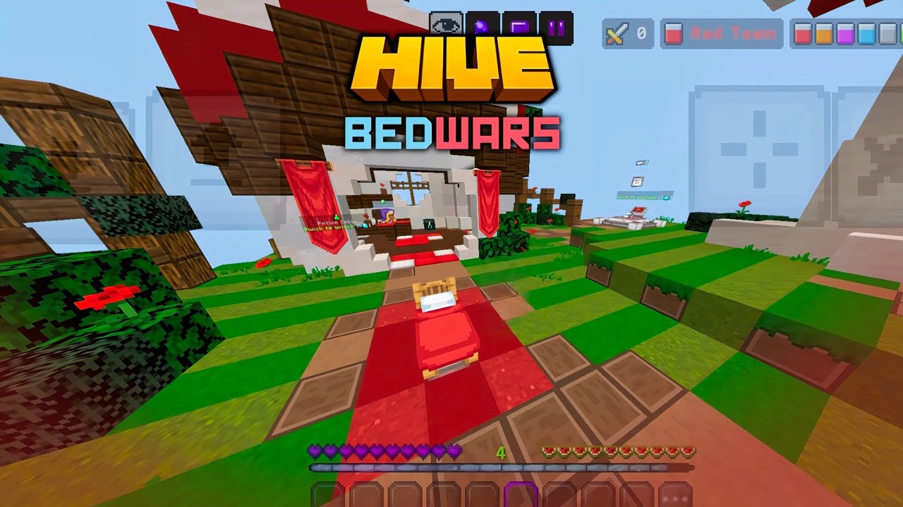 Minecraft PE Hive Bedwars | Level 0 - 100 | Hive Bedwars | Mobile Gameplay