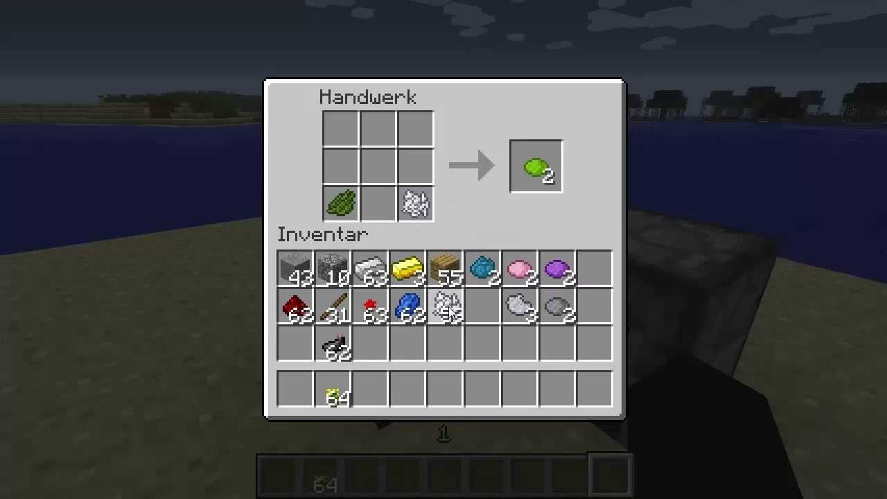 How To Minecraft - Lime Dye - YouTube