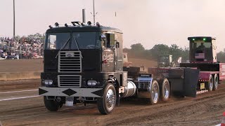 Semi Truck Pulling 2023: Street Semi Trucks In Action At Lebanon