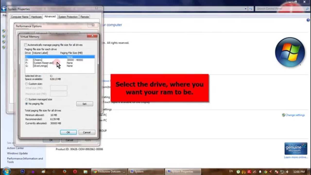 how-to-use-hard-disk-as-ram-on-windows-youtube