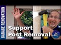 Lally Column (Garage Support Post) Removal  |  Garage Renovation Part 1