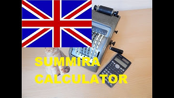 The mech. calculator "Summira 7 S"
