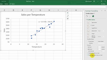 How To : Make a X Y Scatter Chart in Excel, Display the Trendline Equation and R2
