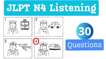 JLPT N4 JAPANESE CHOUKAI 2024 LISTENING PRACTICE #3 WITH ANSWERS ちょうかい