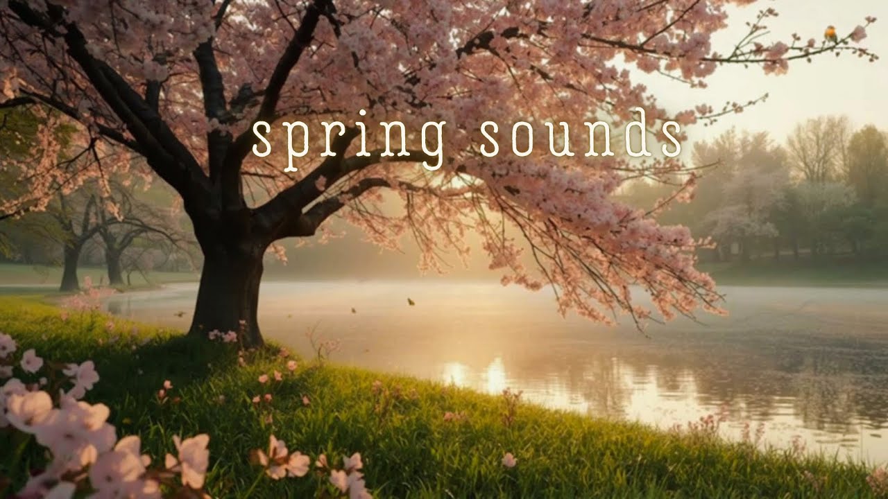 A Moment of Spring ๐ธ Birdsong & Calm Lake Sounds - YouTube