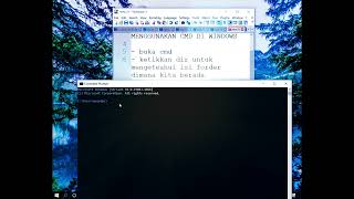 CARA MELIHAT ISI FOLDER DENGAN CMD WINDOWS
