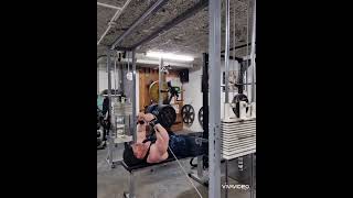 Massive Pump - 40kg Lying cable chest fly 12 reps for 5 sets