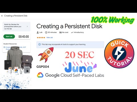 Creating a Persistent Disk #GSP004 | Step By Step #qwiklabs #arcade