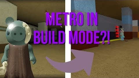 I RECREATED METRO IN BUILD MODE!!   Piggy Build Mode Map