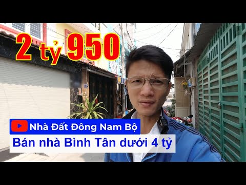 Video nhà bán quận Bình Tân dưới 4 tỷ mới nhất 2021, hẻm 302 Lê Đình Cẩn