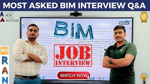 #01 BIM Interview Questions - Bim Interview Tips