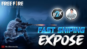 MannuGaming Super Fast Sniper Macro Expose  😁  Blusestacks 5 | msi Free Fire