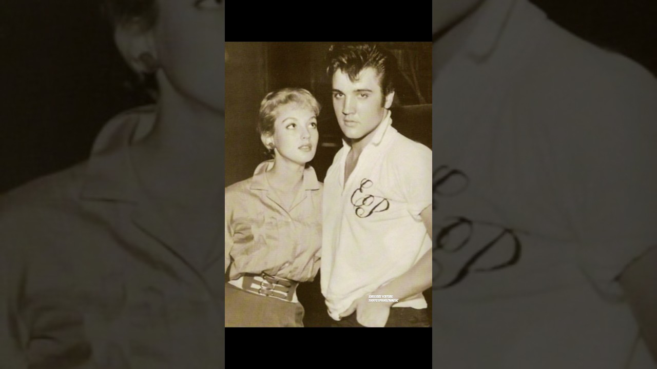 Elvis Presley with Venetia Stevenson. 