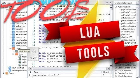 LUA TOOLS FOR MTA | LUA COMPILER & DECOMPILER