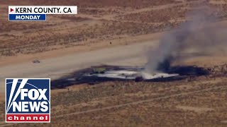 'UNSURVIVABLE': B-52 bomber crashes after takeoff on US Air Force base in California