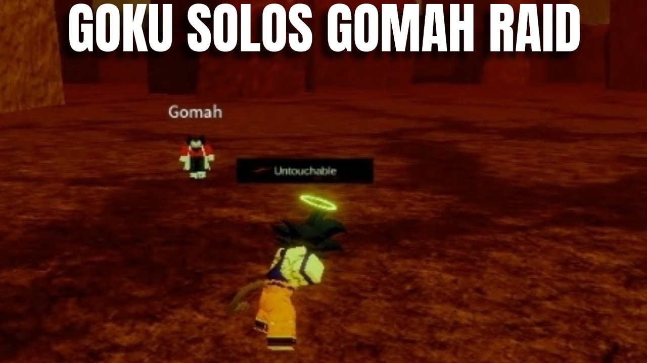 Soloing The Gomah Boss (DBOG) Dragon Generations|Roblox
