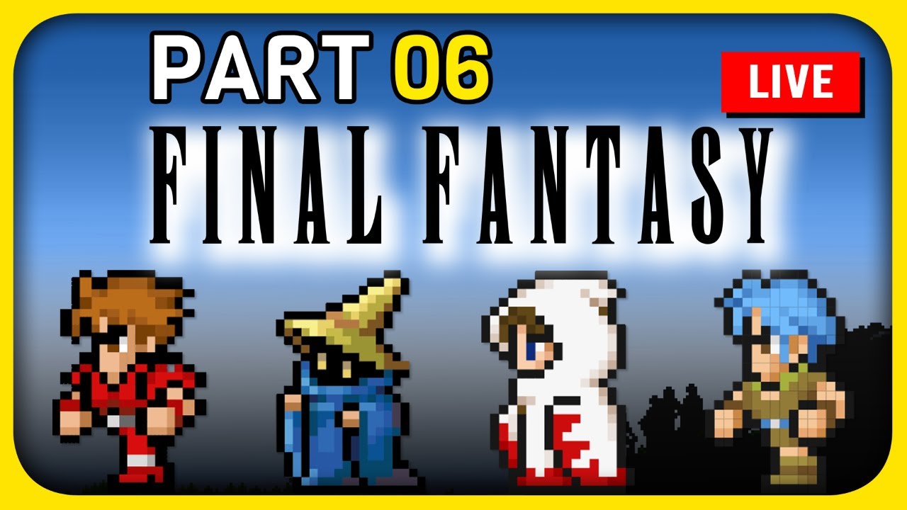 Final Fantasy (Pixel Remaster) Part 6 | Caravan, Faerie, Rosetta Stone, Water Crystal, and Unne