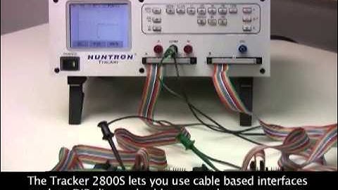 Circuit board test with a Huntron Tracker 2800 and 2800S