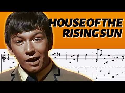 House of The Rising Sun Fingerstyle Tab Bundle: The Animals (Full & Easy Version | PDF + Guitar Pro)