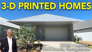 3-D Printed Homes | ICON and Lennar | Wolf Ranch | Georgetown TX | New Home Construction | Austin TX