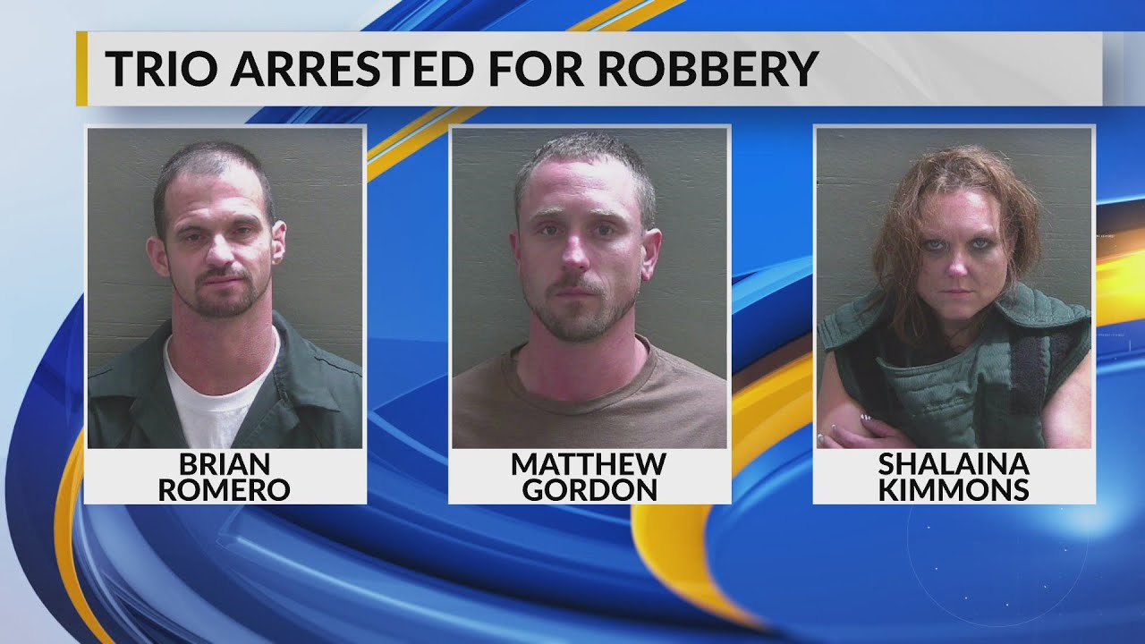 VIDEO: Trio arrested for robbing man with knife and stun gun
