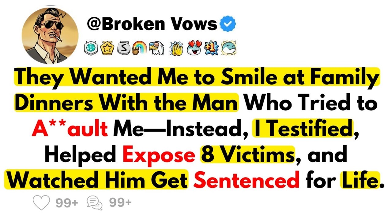 They Wanted Me to Smile at Family Dinners—So I Testified and Sent Him to Life in Prison