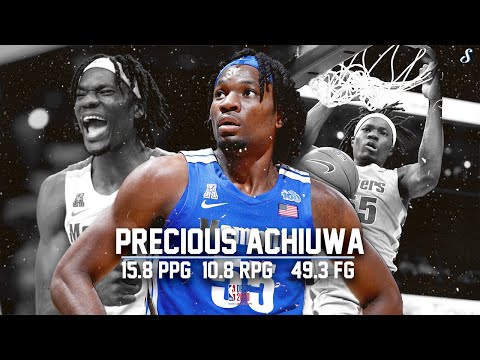 Precious Achiuwa Memphis 2019-20 Season Highlights Montage | 15.8 PPG 10.8 RPG 49.3 FG% #HEAT