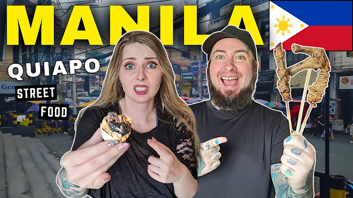Trying FILIPINO STREET FOOD for the FIRST TIME at QUIAPO MARKET, MANILA 🇵🇭