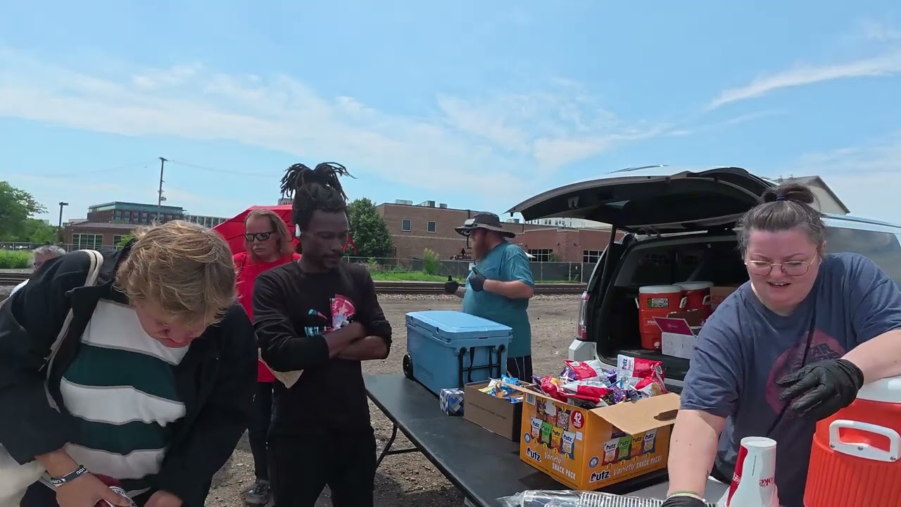 Ambulance called. Hazardous waste in the street. City of Kalamazoo needs to do better!