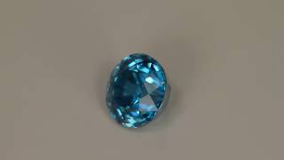 Blue Zircon 5.17 Rount Brilliant Cut