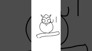 Owl- Owl🐔// Owl drawing from word owl// Drawing for kids//shorts //Bappa Art Box