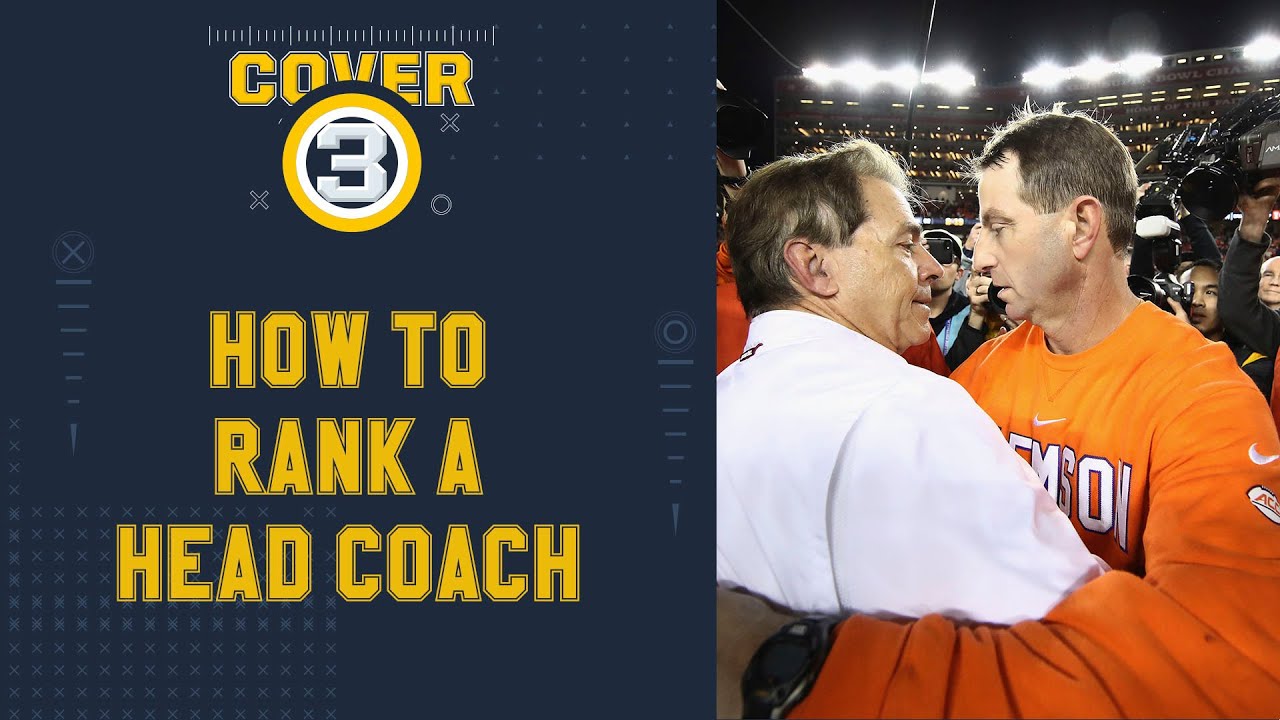 How to rank a college football head coach Cover 3 College Football
