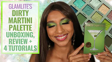 GLAMLITE BAR Dirty Martini Palette Honest Review, Swatches & 4 Tutorials | COLOURFUL INDIAN
