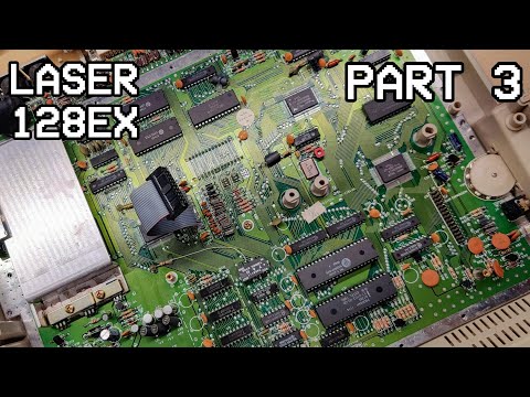 Laser 128EX: A ROM upgrade, glorious RGB output, 1meg of RAM and a teardown