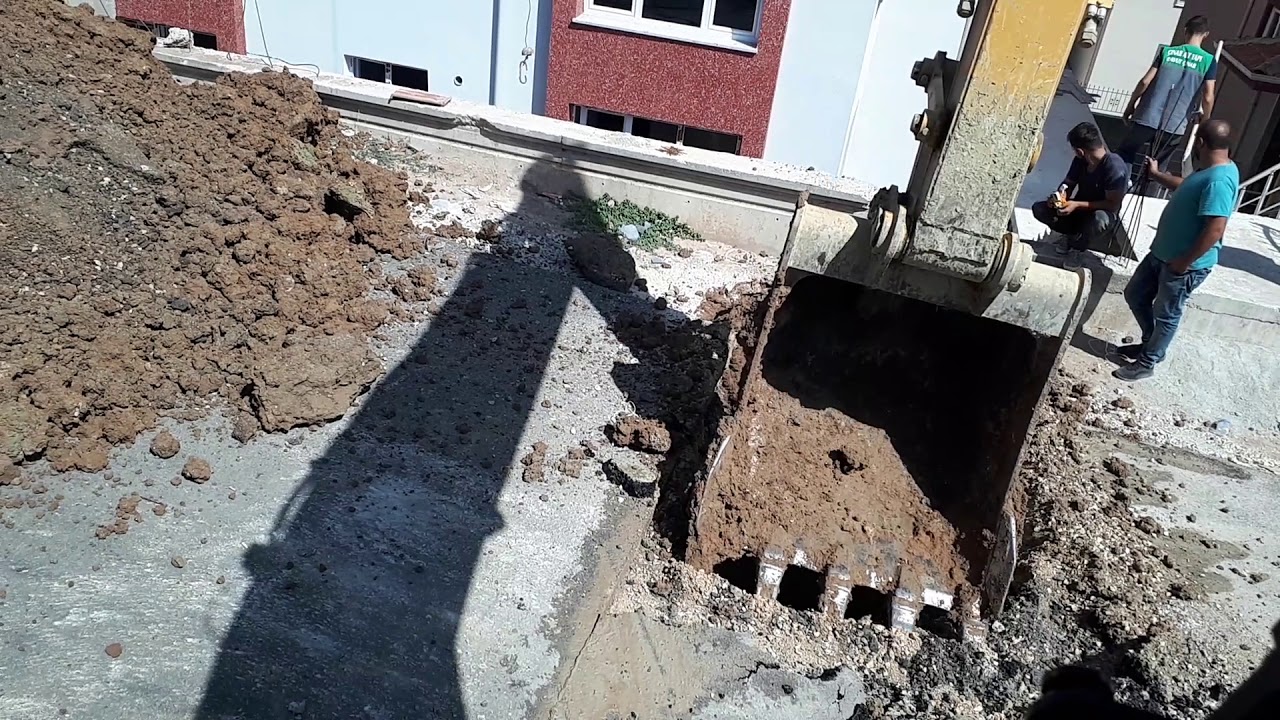 KANALİZASYON BAĞLANTISI İÇİN KAZI YAPTIK