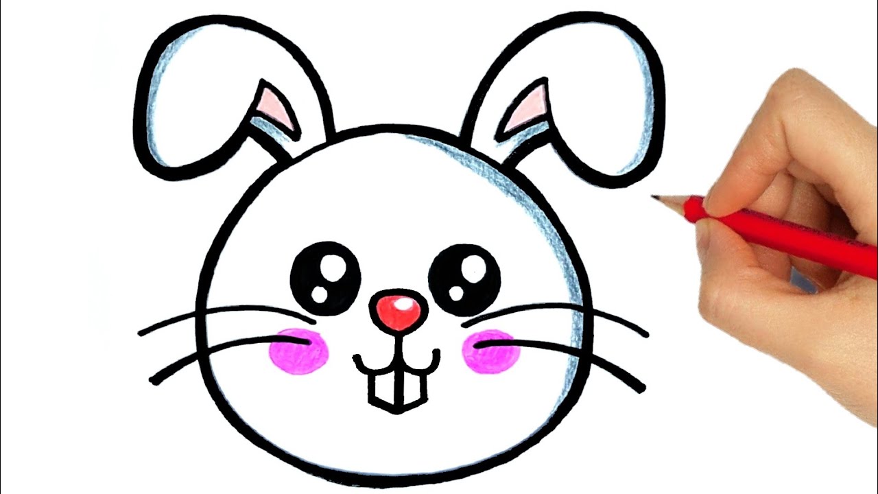 HOW TO DRAW AN EASTER BUNNY EASY DRAWING EASY AND FOFO - Drawing to Draw 