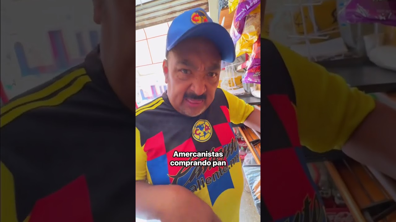 Cuando quieres compran pan pero le vas a las Aguilas del América