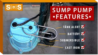 Sump Pump Features Spec. Sense