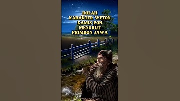 Inilah karakter weton kamis pon menurut primbon jawa #shorts #feedshorts